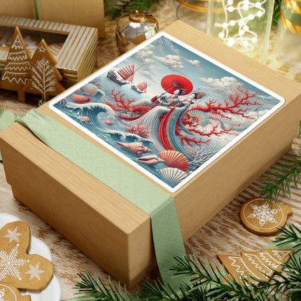 Ladies by the Quiet Sea Kiss-Cut Stickers (4 Sizes)