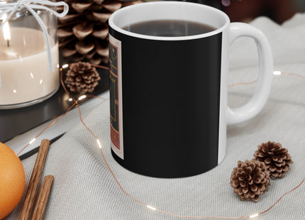 Pompeii Walls Pl.04 by Victor Steeger Ceramic Mug 11oz