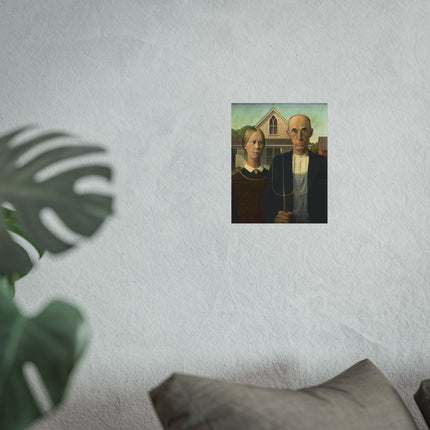 American Gothic by Grant Wood Fine Art Posters
