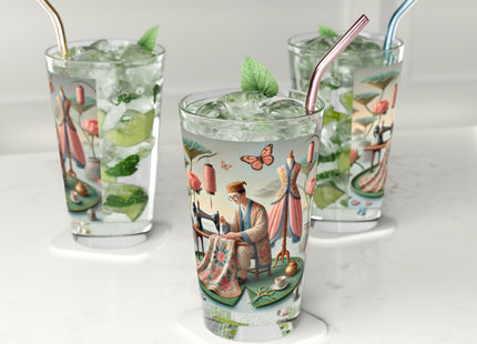 The Tailor’s Garden Pint Glass, 16oz