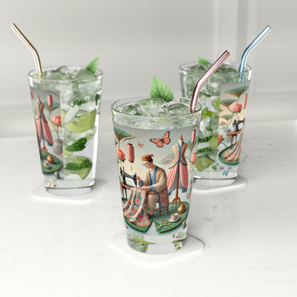 The Tailor’s Garden Pint Glass, 16oz