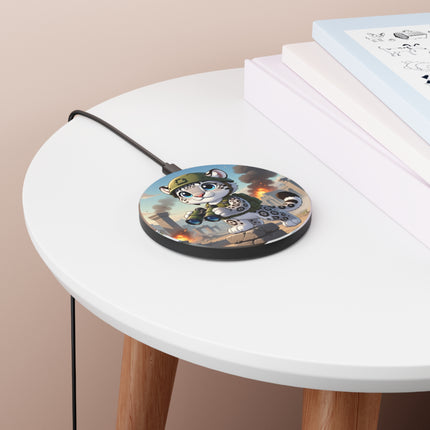 The Snow Leopard Lookout Wireless Charger – Adventure, Curiosity & Fearless Style