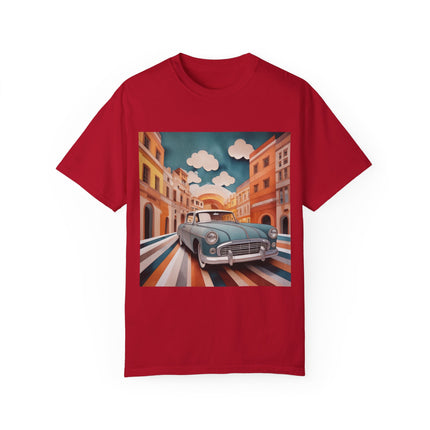 1960 Alfa Romeo Giulietta Unisex Garment-Dyed T-shirt