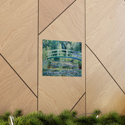 Water Lilies and Japanese Bridge by Claude Monet Matte Horizontal Posters