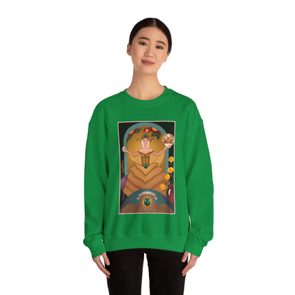 June & Pearl, Alexandrite (from the Gem Series) by Sofia Chiostri Heavy Blend™ Crewneck Sweatshirt
