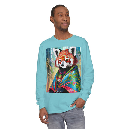 Cybernetic Red Panda Long Sleeve T-Shirt