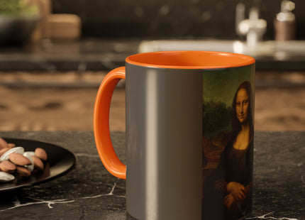 Mona Lisa by Leonardo da Vinci Colorful Mugs (11oz, 15oz)