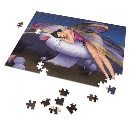 Slumbering Fairy on the Mushroom Jigsaw Puzzle (30, 110, 252-Piece)