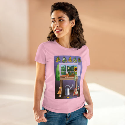 A Gardener's Haven Women's Midweight Cotton Tee