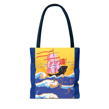 Golden Seas and Whimsical Dreams Tote Bag (AOP)
