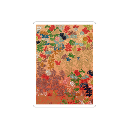 Japanese Flower Pattern by G.A. Audsley Die-Cut Stickers (5 Sizes)