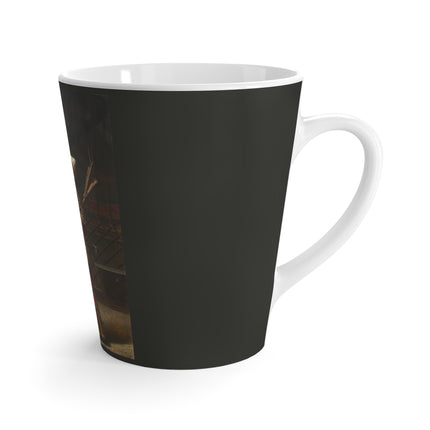 A Rich Kirghiz Huntsman with a Falcon by Vasily Vereshchagin Latte Mug