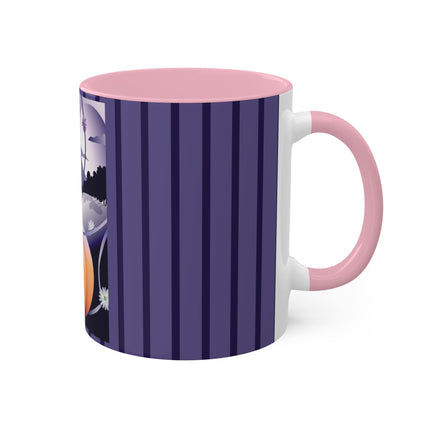 The Startled Pumpkin Colorful Mugs, 11oz
