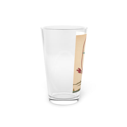 L'Arc Rouge by George Barbier Glass, 16oz