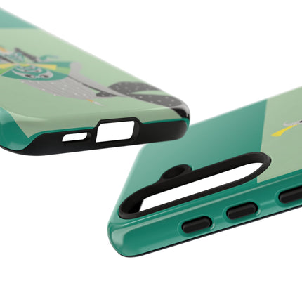 Peacock Dancer Phone Case – Opulent Glamour & Theatrical Elegance