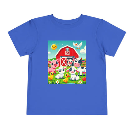 Happy Barnyard Morning Toddler Short Sleeve Tee