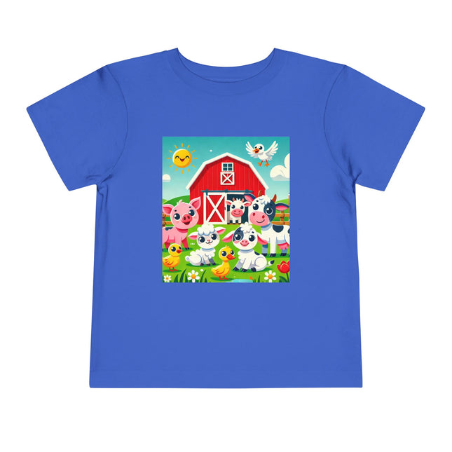 Happy Barnyard Morning Toddler Short Sleeve Tee