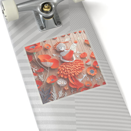 Poppy Fairy Kiss-Cut Stickers (4 Sizes)