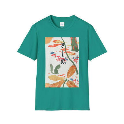 Book Illustration by Goyō Hashiguchi Softstyle T-Shirt