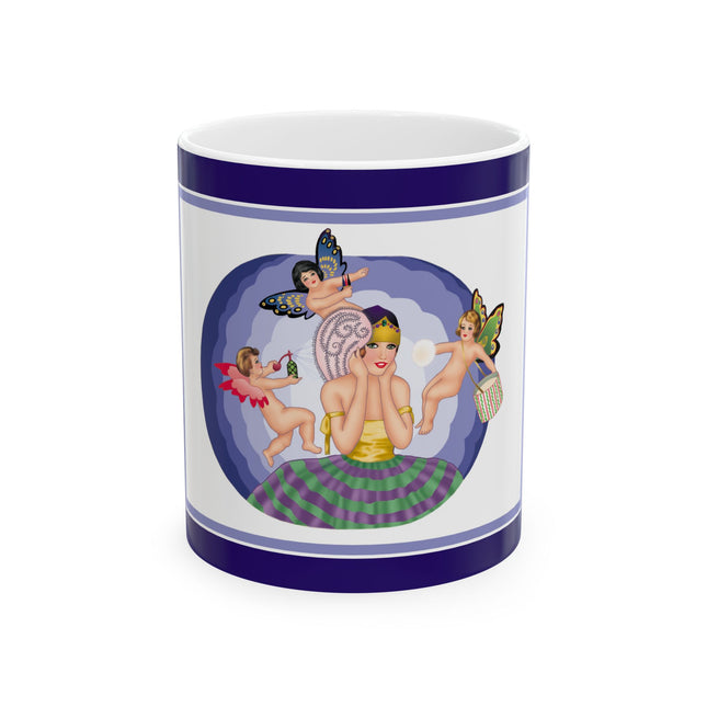 A Flapper's Fairy Encounter Ceramic Mug 11oz
