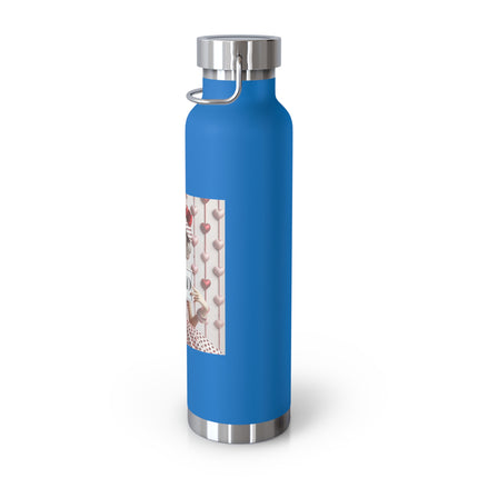 Fashionably Yours, XOXO Copper Vacuum Insulated Bottle, 22oz