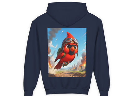 Cardinal Dive Bomber Youth Heavy Blend Hooded Sweatshirt