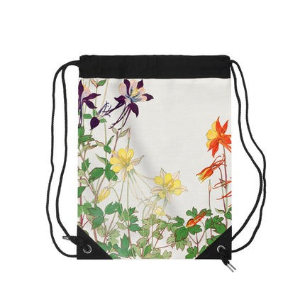 Aquilegia by Tanigami Kônan Drawstring Bag