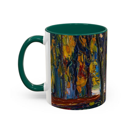 In the Park of St. Cloud by Wassily Kandinsky Colorful Mugs (11oz, 15oz)