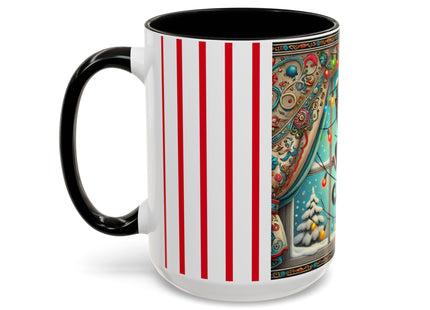 Mischief in Tinselland Colorful Mugs (11oz, 15oz)