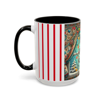 Mischief in Tinselland Colorful Mugs (11oz, 15oz)