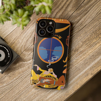 Art Deco Lounge Phone Case – Opulent Smoke & Timeless Glamour