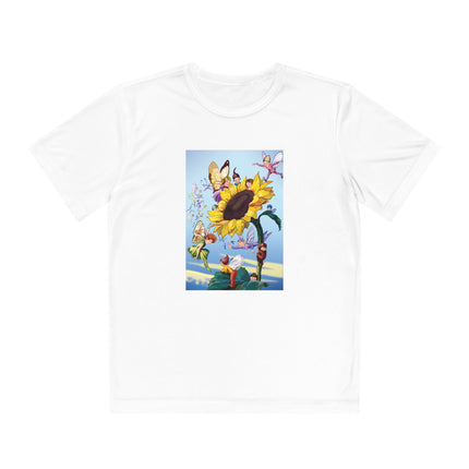Sunflower Fairies by Margaret Tarrant Youth Competitor Tee – Golden Garden Magic & Storybook Wonder