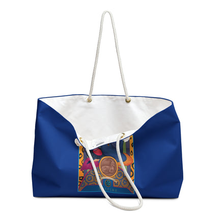 December & Tanzanite (from the Gem Series) by Sofia Chiostri Weekender Bag