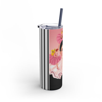 Pierrot & Fairies Dressed in Pink by Sofia Chiostri Skinny Matte Tumbler, 20oz