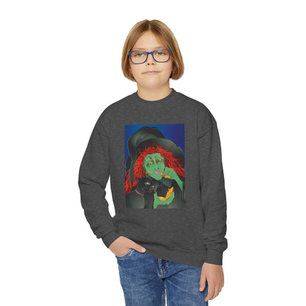Mirror, Mirror A Witch's Touch Youth Crewneck Sweatshirt
