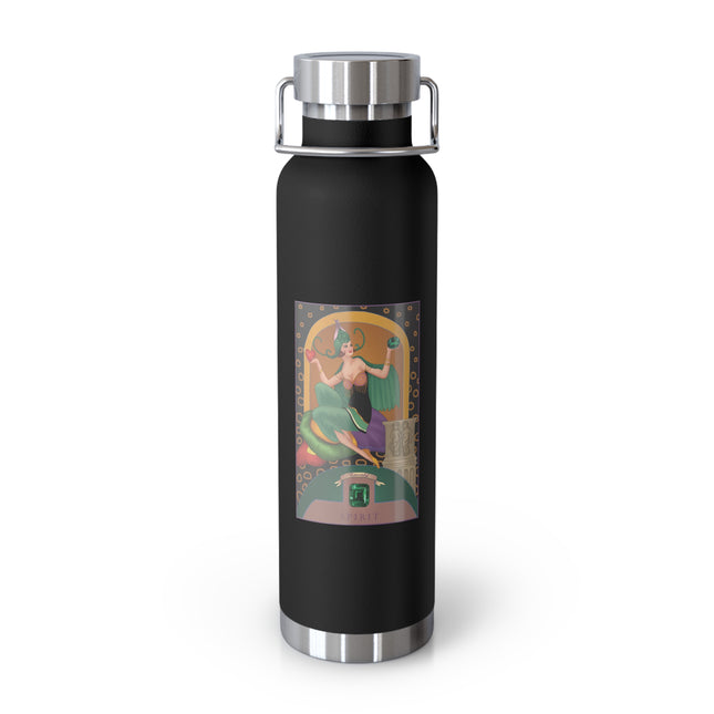 May & Emerald (from the Gem Series) by Sofia Chiostri Copper Vacuum Insulated Bottle, 22oz