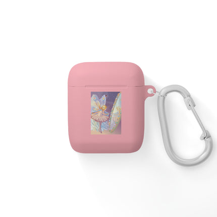 Enchanted Mirror Reflections – Pastel Fairy Art AirPods Case