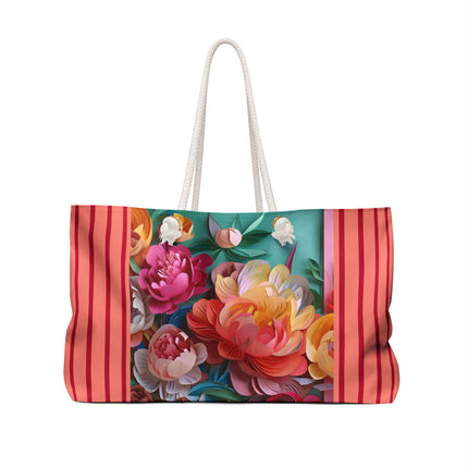 Peonies in Full Bloom Weekender Bag