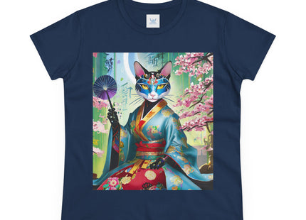 Cyberpunk Geisha Cotton Tee