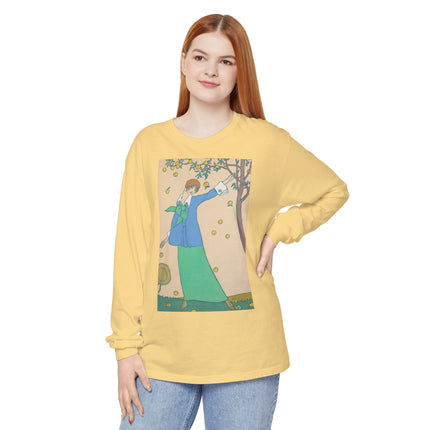 Le Verger by Georges Lepape Garment-dyed Long Sleeve T-Shirt