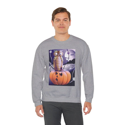 The Startled Pumpkin Unisex Heavy Blend™ Crewneck Sweatshirt