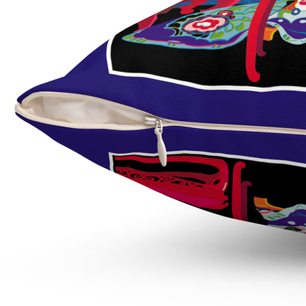 A Visual Journey by Umberto Brunelleschi Spun Polyester Square Pillow