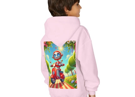 The Traveling Robot Youth Heavy Blend Hooded Sweatshirt