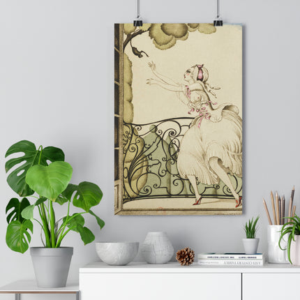 Sur talons rouges (On Red Heels) pl 02 by Gerda Wegener Giclée Art Print