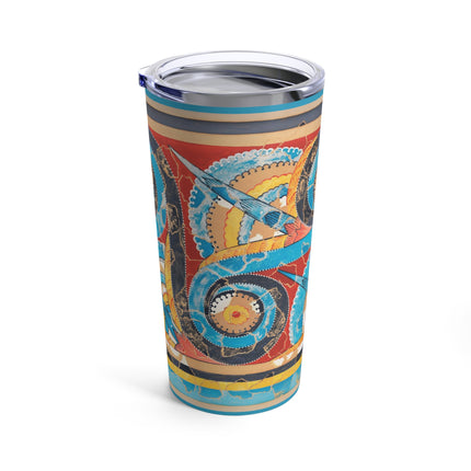 Reproduction of S-Spiral Frieze by Emile Gilliéron Tumbler 20oz