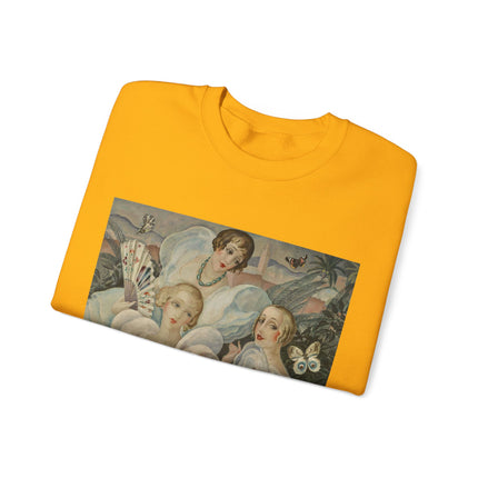Les Femmes Fatales by Gerda Wegener Heavy Blend™ Crewneck Sweatshirt