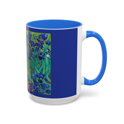 Irises by Vincent Van Gogh Colorful Mugs (11oz, 15oz)