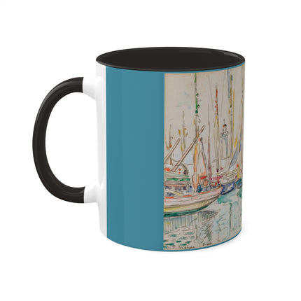 Groix by Paul Signac Colorful Mugs, 11oz