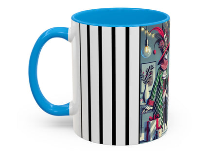 Whimsical Christmas Tea Party Colorful Mugs (11oz, 15oz)