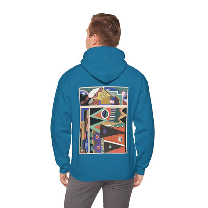 Collection decors et couleurs Pl.03 by Georges Valmier Heavy Blend™ Hooded Sweatshirt